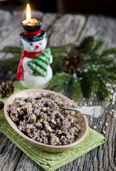 Fototapeta premium Kutia, traditional Christmas dish