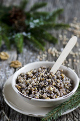 Kutia, traditional Christmas dish