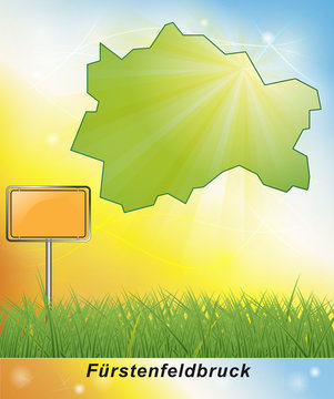 Karte von Fuerstenfeldbruck
