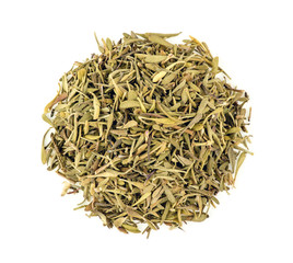 Aerial macro of dried thyme