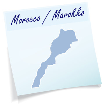 Karte von Marokko
