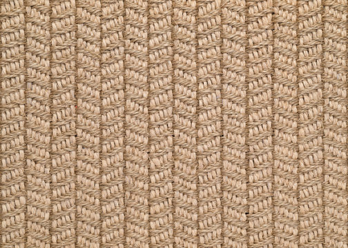 Woven Sisal & Wool Rug Background