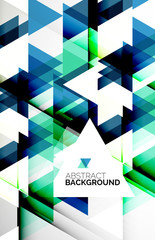 Fototapeta premium Business Abstract Geometric Template