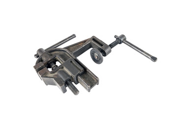 Vise tool isolated on white