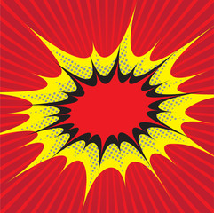 Blank comic speech bubbles design for comic background