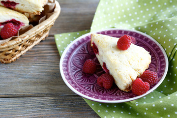 Delicious Scone on a plate