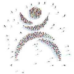 People in the form of mans.