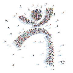 People in the form of mans.