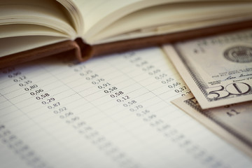 Business collage with various items