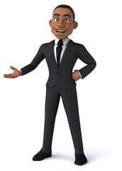 Fototapeta premium Fun businessman