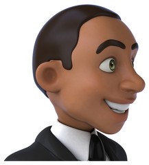 Fun businessman