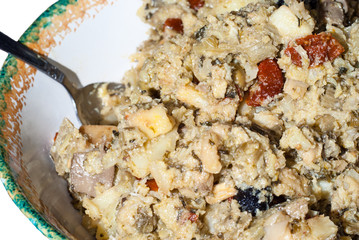 The rabbit (u cunigghiu) is a recipe of the Christmas tradition