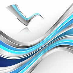 vector background with wavy lines