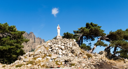 Madonna on Col of Bavella