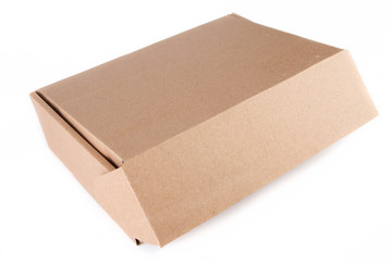 empty cardboard box and unbranded