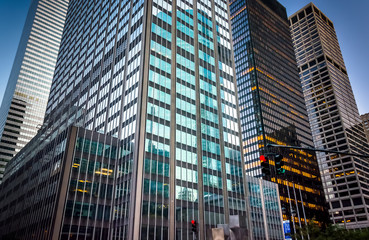 Skyscrapers along Park Avenue, in Midtown Manhattan, New York.