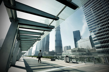 Skyscrapers in Shanghai, China