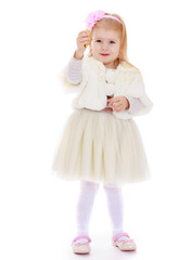 cheerful little girl