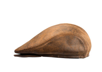 leather cap