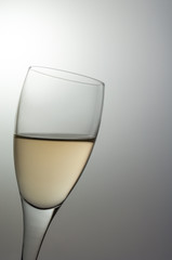 White vine glass detail