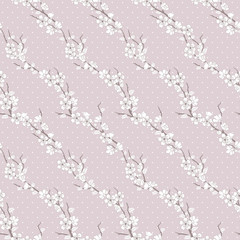 Elegant seamless floral pattern