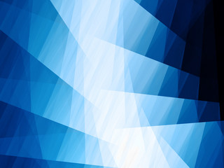 Obraz premium Blue glowing mesh in space