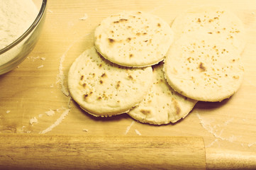 Matzah, pita bread