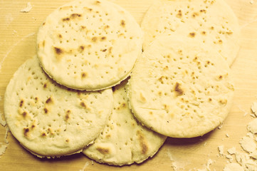 Matzah, pita bread