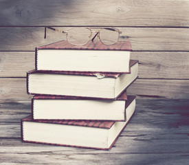 Still Life with old books