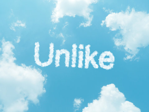 cloud words with design on blue sky background © Nattapol_Sritongcom