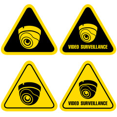 Video surveillance. Triangle. IP cam.