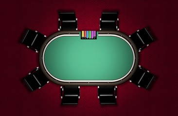 Realistic Poker Table