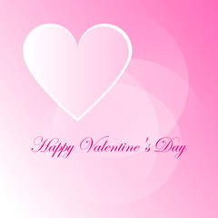 Valentines day pink vintage lettering background