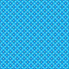 Vector Background #Small Flower Dot Pattern, Blue