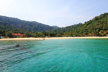 Île de luxe eau turquoise