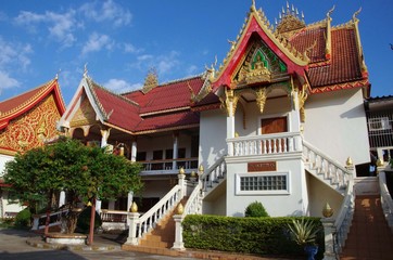 Temple bouddhiste à Vientiane, Laos