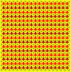 gift package shop paper yellow and orange red