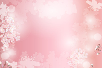 Pink plant background