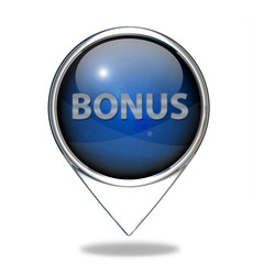 bonus pointer icon on white background