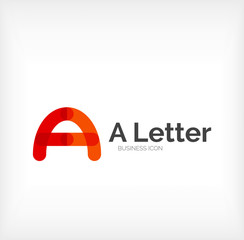 Letter logo, minimal line design