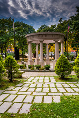 Obraz premium World War II Memorial, in Providence, Rhode Island.