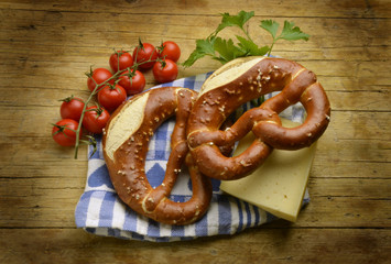 Laugenbrezel Pretzel Pretzl Breze Brezel Den Planeten ernähren