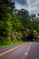 Mary's Rock Tunnel, on Skyline Drive in Shenandoah National Park