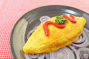 美味しそうなオムライス