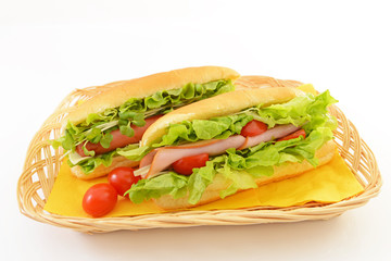 美味しそうなサンドイッチ