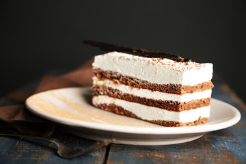 Tasty tiramisu cake