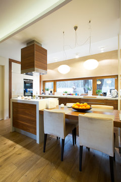 Kitchen interior in modern house