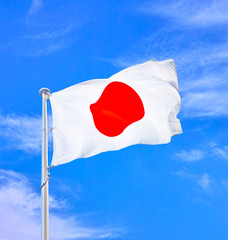 Fototapeta na wymiar 日本の国旗