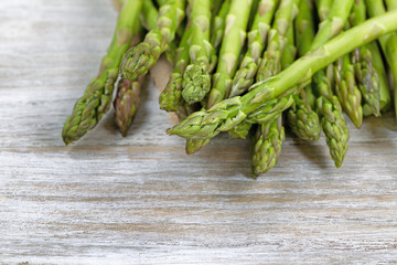 Raw Asparagus ready to cook