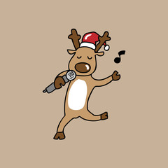 Singing Reindeer Christmas